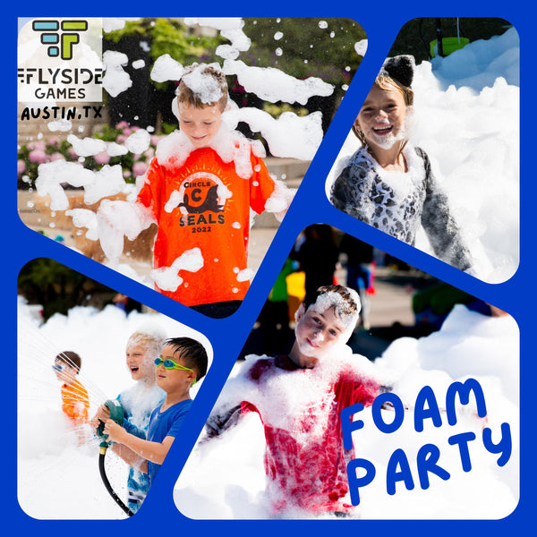 Make a Splash with Flyside Games' Foam Party in Austin, Texas!