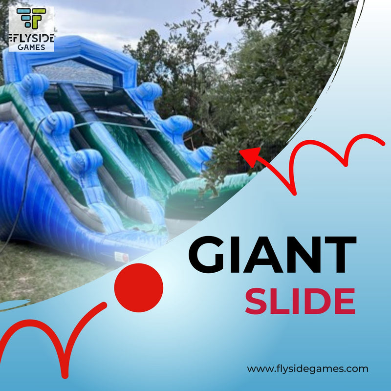 Slide into Fun with Flyside Games: The Best Giant Slide and Bounce House Rental in Austin, Texas