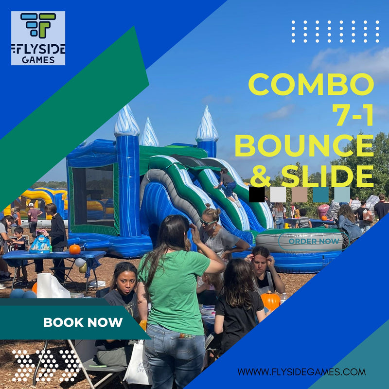 Unleash the Fun: Flyside Games Brings the Best Bounce House & Water Slide Combo Rentals to Round Rock, TX!