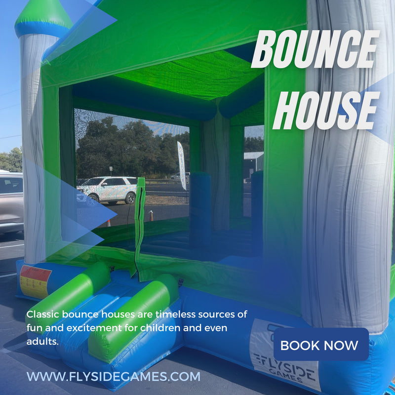 Soaring Fun with Flyside Games: Austin's Premier Adult Bounce House Rental