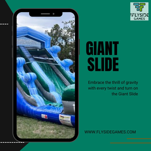 Soar into Fun: Flyside Games' Giant Slide in Lakeway, Austin