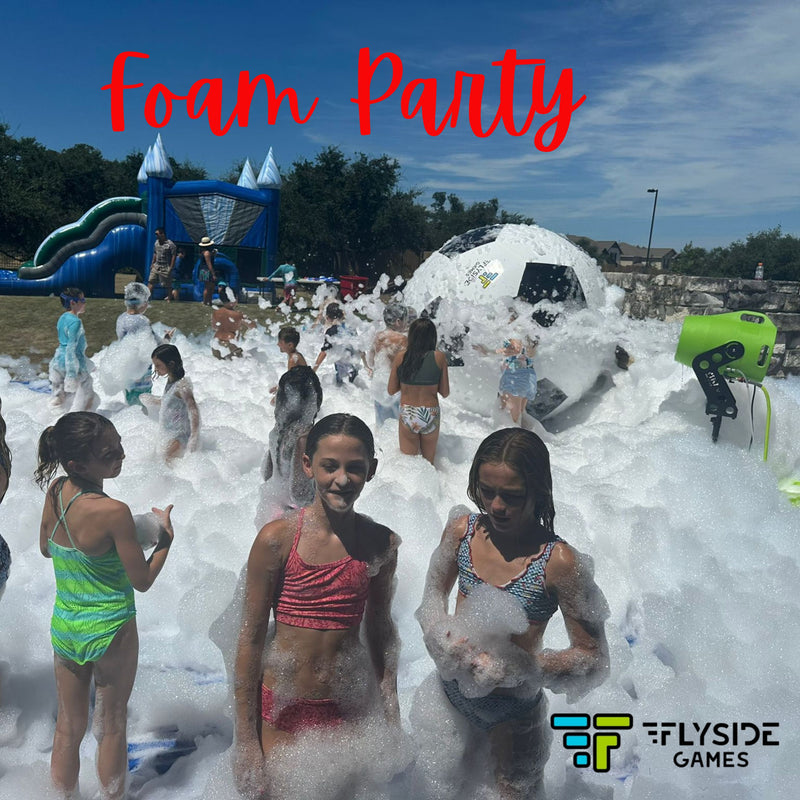 Our Foam Party Guarantees Smiles, Laughter, and Unforgettable Memories!